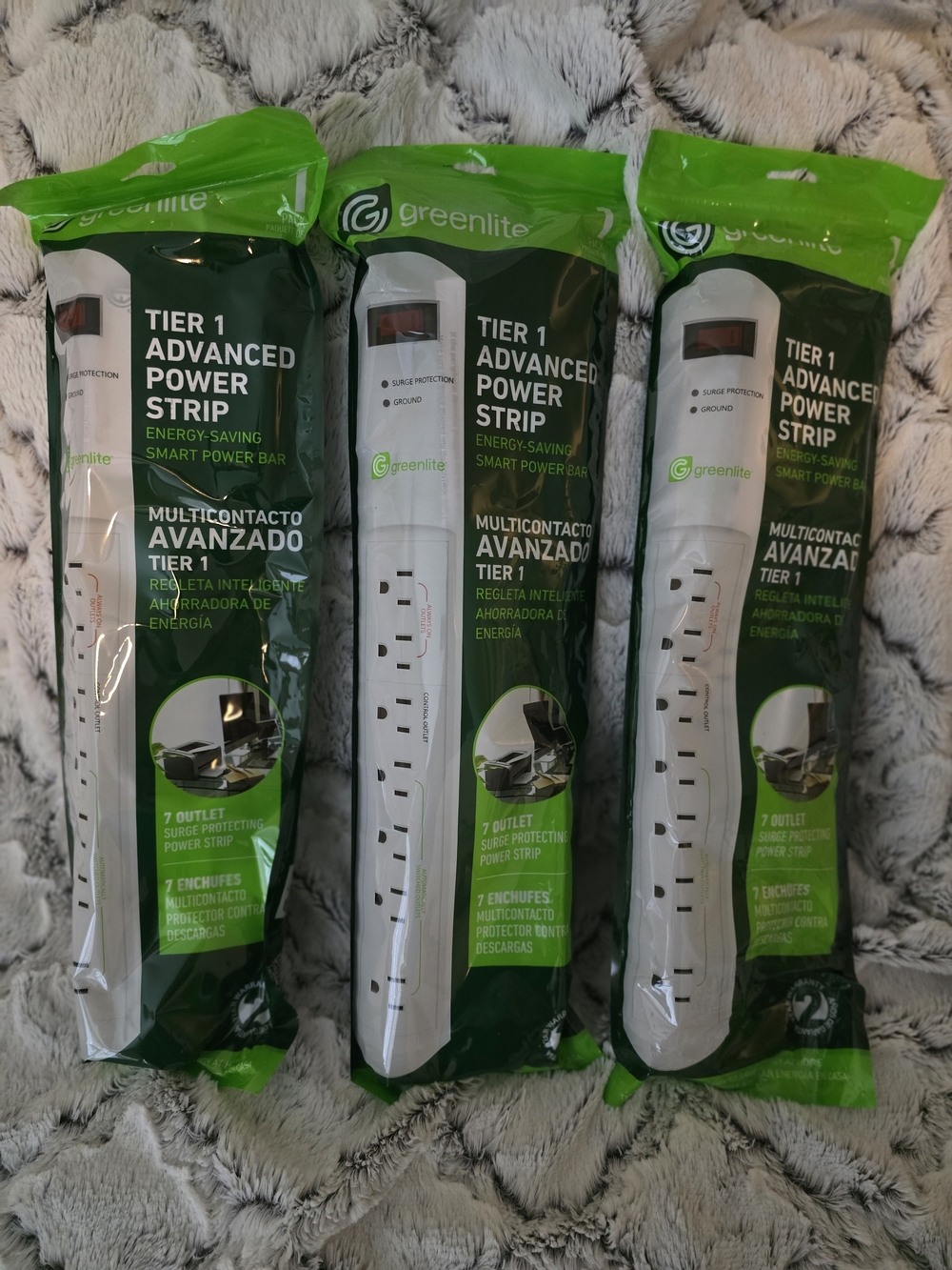 Greenlite Tier 1 Advanced Power Strip - Lot Of 3 NWT